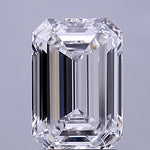 2.07ct Emerald Lab Grown Diamond (Colour D, Clarity IF, IGI Certified)