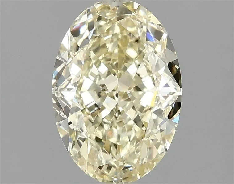 2.08ct Oval Lab Grown Diamond (Colour Fancy Intense Yellow, Clarity VVS2, IGI Certified)
