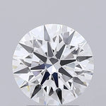 2.08ct Round Lab Grown Diamond (Colour D, Clarity IF, Cut ID, IGI Certified)