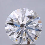 2.08ct Round Lab Grown Diamond (Colour E, Clarity VVS2, Cut EX, IGI Certified)