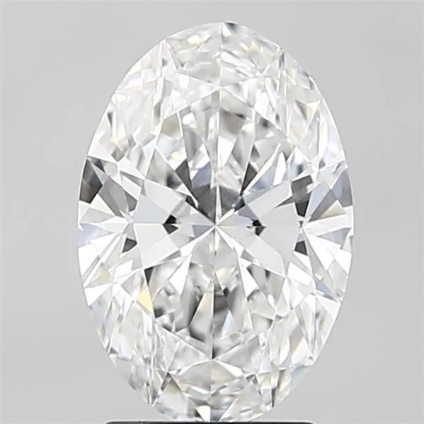 2.09ct Oval Lab Grown Diamond (Colour E, Clarity VVS2, IGI Certified)