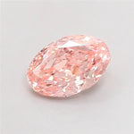 2.09ct Oval Lab Grown Diamond (Colour Fancy Vivid Pink, Clarity VS1, IGI Certified)