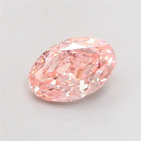 2.09ct Oval Lab Grown Diamond (Colour Fancy Vivid Pink, Clarity VS1, IGI Certified)