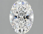 2.10ct Oval Lab Grown Diamond (Colour D, Clarity VS2, IGI Certified)