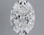 2.10ct Oval Lab Grown Diamond (Colour D, Clarity VVS1, IGI Certified)