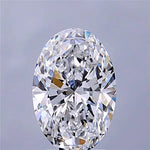 2.13ct Oval Lab Grown Diamond (Colour D, Clarity VVS1, IGI Certified)