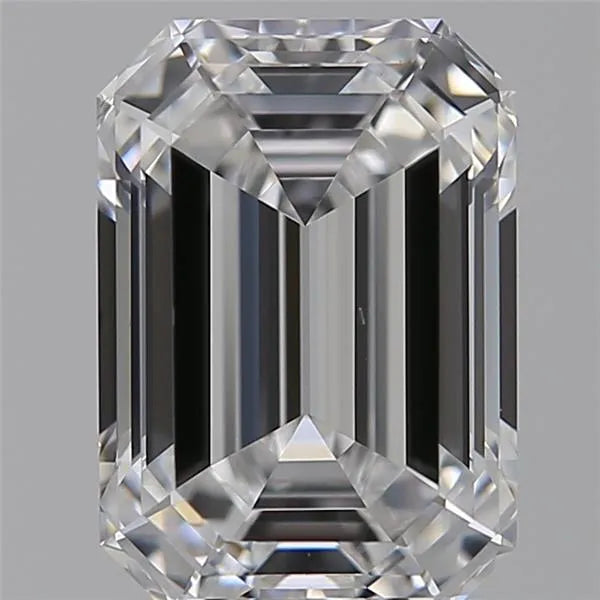 2.16ct Emerald Lab Grown Diamond (Colour D, Clarity VS2, IGI Certified)