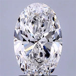 2.16ct Oval Lab Grown Diamond (Colour D, Clarity VVS1, IGI Certified)