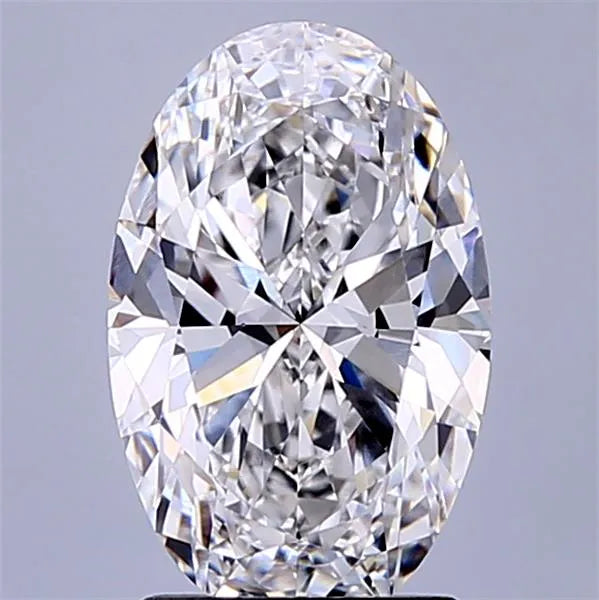 2.16ct Oval Lab Grown Diamond (Colour D, Clarity VVS1, IGI Certified)