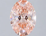 2.20ct Oval Lab Grown Diamond (Colour Fancy Vivid Pink, Clarity VS1, IGI Certified)