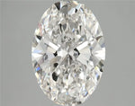 2.41ct Oval Lab Grown Diamond (Colour F, Clarity VVS2, IGI Certified)