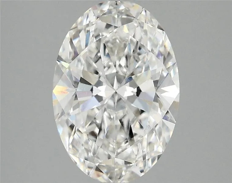 2.42ct Oval Lab Grown Diamond (Colour F, Clarity VVS2, IGI Certified)