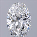 2.46ct Oval Lab Grown Diamond (Colour E, Clarity VVS2, IGI Certified)