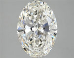 2.48ct Oval Lab Grown Diamond (Colour G, Clarity VVS2, IGI Certified)