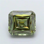 2.50ct Cushion modified Lab Grown Diamond (Colour Fancy Vivid Green, Clarity VS1, IGI Certified)