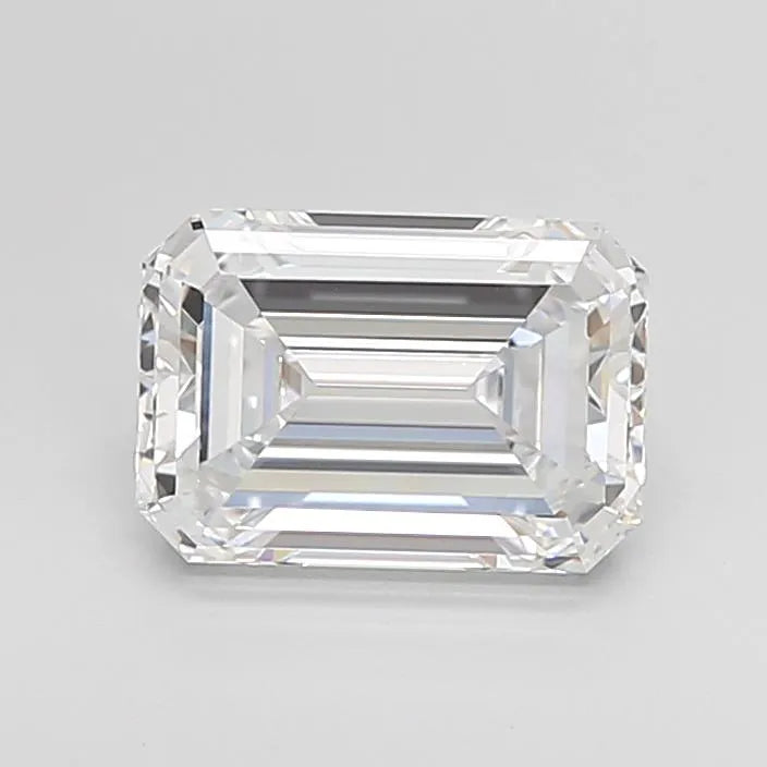 2.50ct Emerald Lab Grown Diamond (Colour D, Clarity VVS2, Cut EX, IGI Certified)