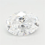 2.50ct Oval Lab Grown Diamond (Colour D, Clarity FL, IGI Certified)