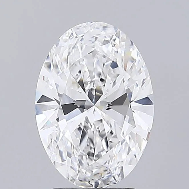2.50ct Oval Lab Grown Diamond (Colour D, Clarity VVS1, IGI Certified)