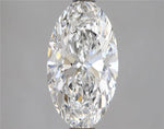 2.50ct Oval Lab Grown Diamond (Colour E, Clarity VS1, IGI Certified)