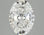 2.50ct Oval Lab Grown Diamond (Colour E, Clarity VS2, IGI Certified)
