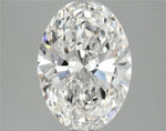 2.50ct Oval Lab Grown Diamond (Colour E, Clarity VS2, IGI Certified)