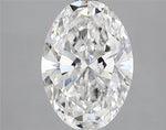 2.50ct Oval Lab Grown Diamond (Colour E, Clarity VS2, IGI Certified)