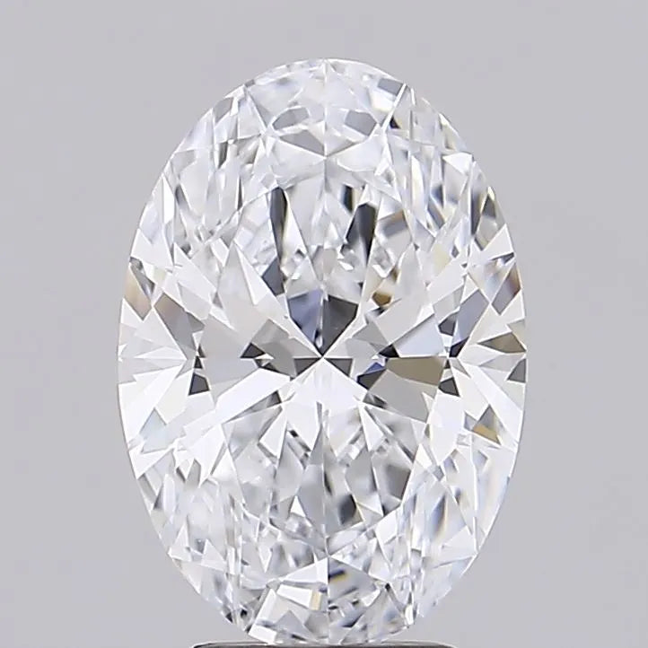 2.50ct Oval Lab Grown Diamond (Colour E, Clarity VVS1, IGI Certified)
