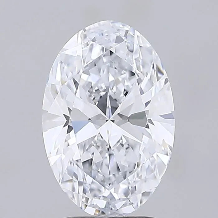 2.50ct Oval Lab Grown Diamond (Colour E, Clarity VVS1, IGI Certified)