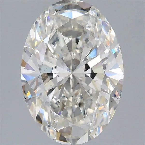 2.50ct Oval Lab Grown Diamond (Colour G, Clarity VS2, IGI Certified)