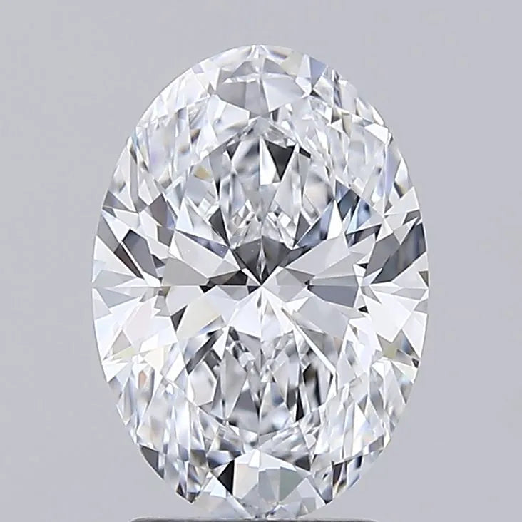 2.51ct Oval Lab Grown Diamond (Colour D, Clarity VVS1, IGI Certified)