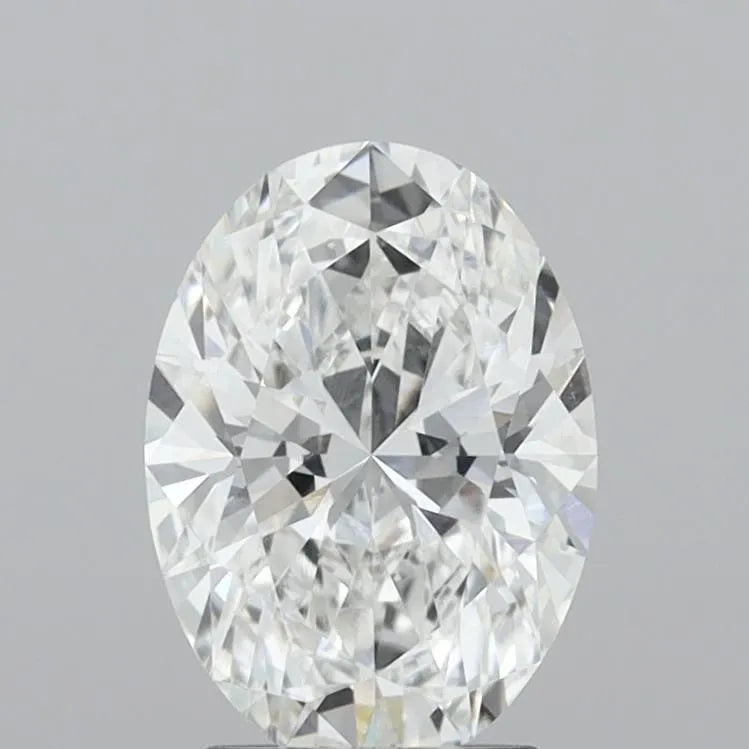 2.51ct Oval Lab Grown Diamond (Colour E, Clarity VVS2, GIA Certified)