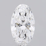 2.54ct Oval Lab Grown Diamond (Colour D, Clarity VVS2, IGI Certified)