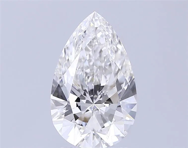 2.54ct Pear Lab Grown Diamond (Colour F, Clarity VVS2, IGI Certified)
