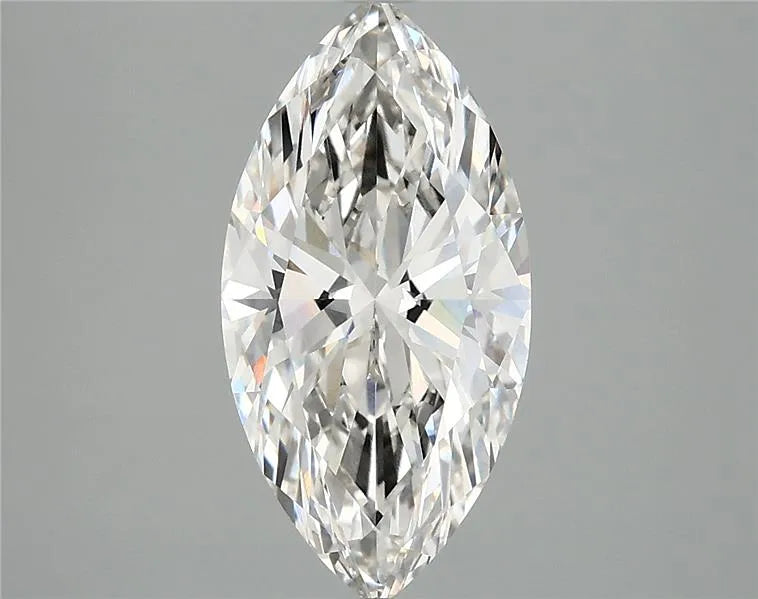 2.55ct Marquise Lab Grown Diamond (Colour G, Clarity VVS2, IGI Certified)