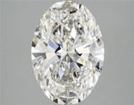 2.56ct Oval Lab Grown Diamond (Colour F, Clarity VS1, IGI Certified)