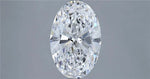 2.58ct Oval Lab Grown Diamond (Colour D, Clarity VVS2, IGI Certified)