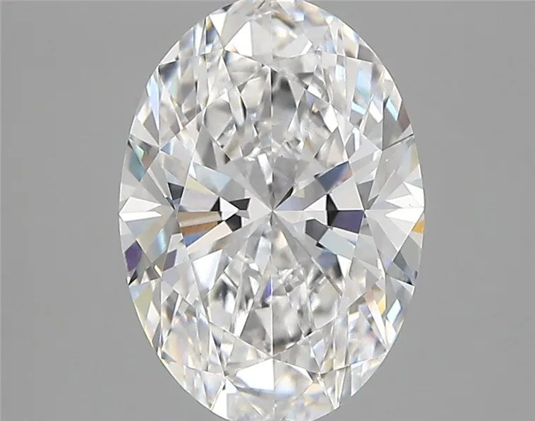 2.71ct Oval Lab Grown Diamond (Colour D, Clarity VVS2, IGI Certified)