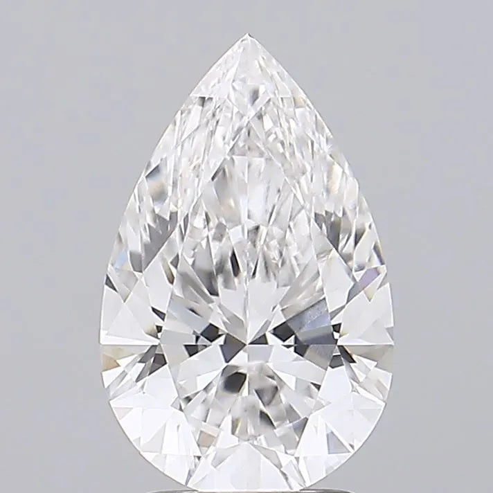2.75ct Pear Lab Grown Diamond (Colour F, Clarity VVS1, GIA Certified)