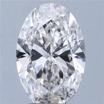 2.77ct Oval Lab Grown Diamond (Colour F, Clarity VVS1, IGI Certified)