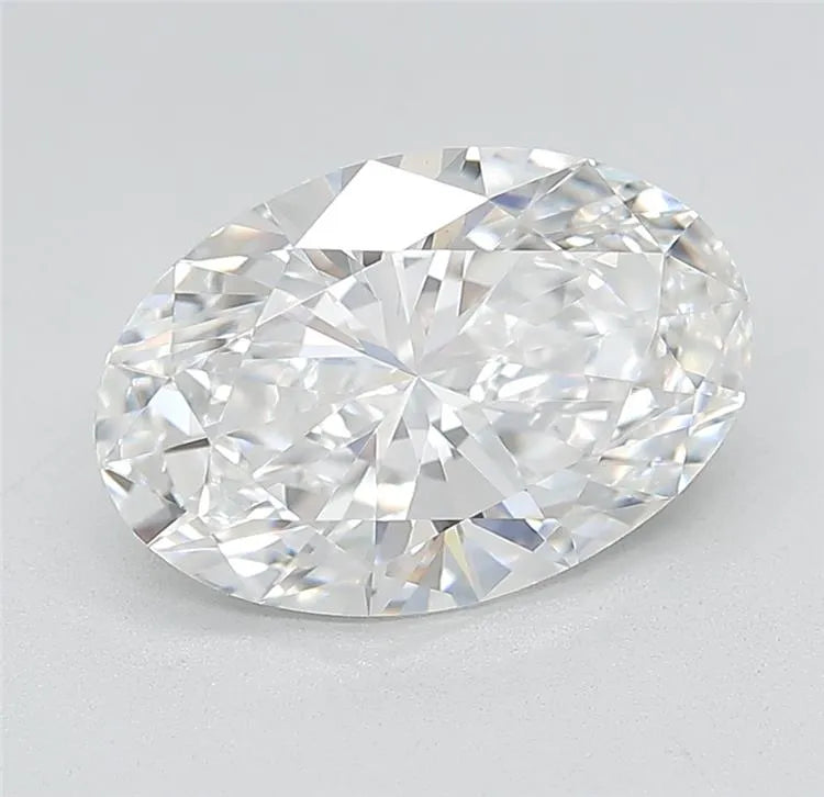 2.85ct Oval Lab Grown Diamond (Colour E, Clarity VVS2, Cut EX, IGI Certified)