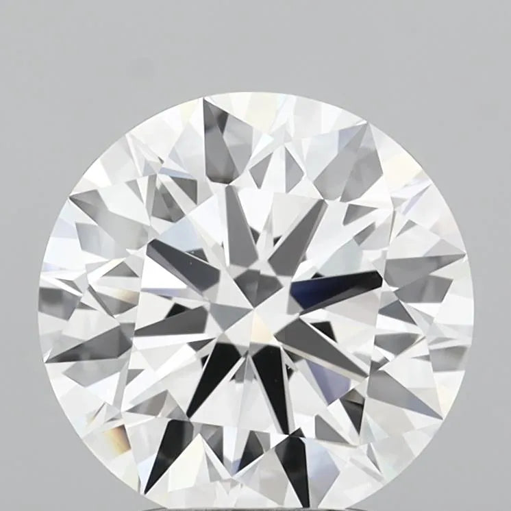 2.87ct Round Lab Grown Diamond (Colour D, Clarity IF, Cut ID, IGI Certified)