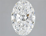 2.89ct Oval Lab Grown Diamond (Colour D, Clarity VVS2, IGI Certified)