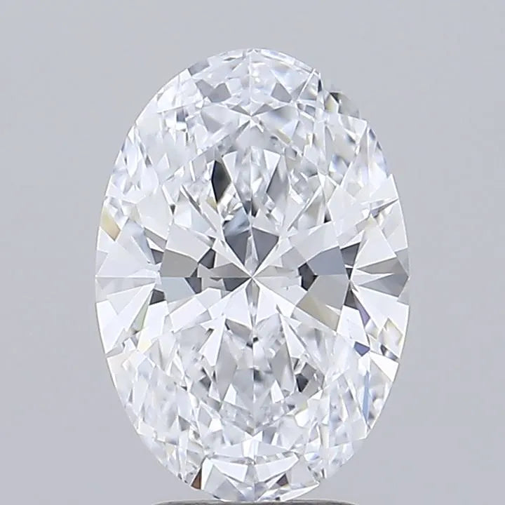 2.90ct Oval Lab Grown Diamond (Colour E, Clarity IF, IGI Certified)