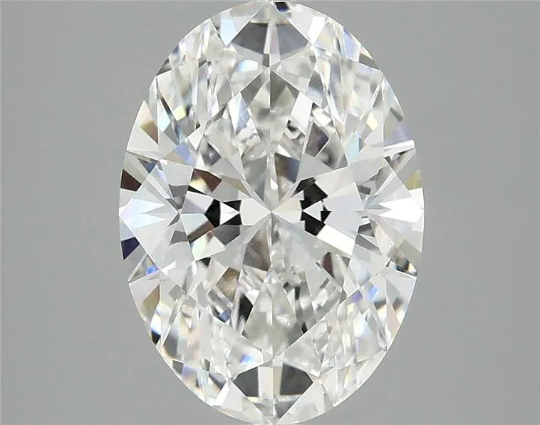 2.92ct Oval Lab Grown Diamond (Colour F, Clarity VVS2, IGI Certified)