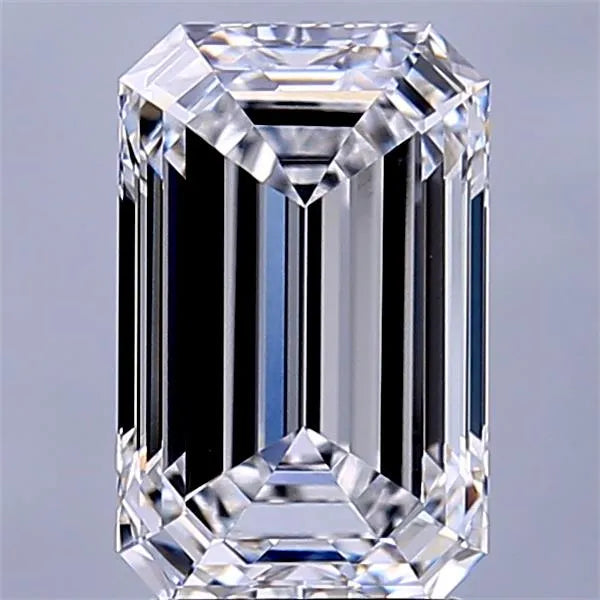 2.94ct Emerald Lab Grown Diamond (Colour D, Clarity VVS2, IGI Certified)