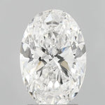2.94ct Oval Lab Grown Diamond (Colour E, Clarity VS2, IGI Certified)