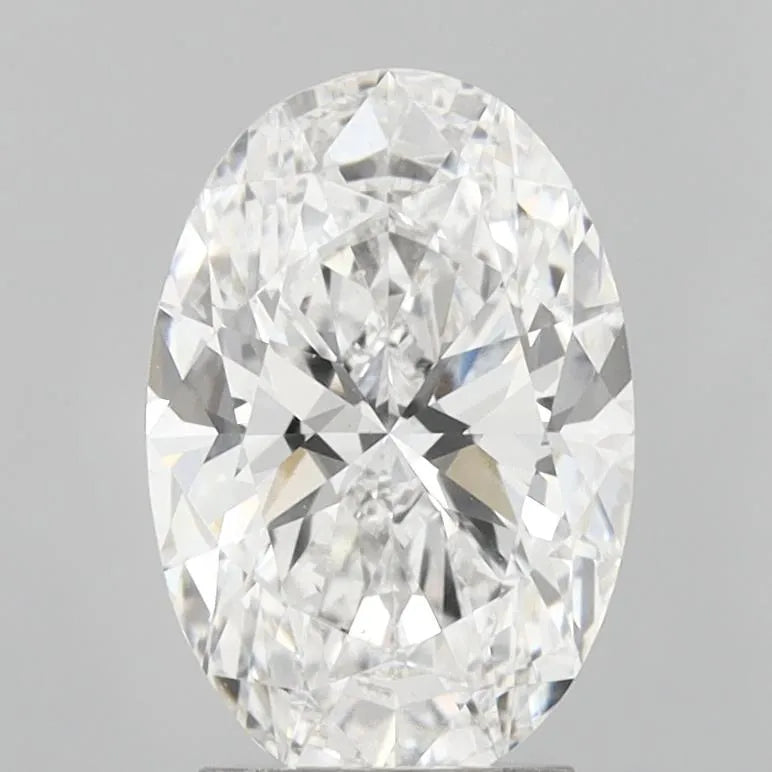 2.94ct Oval Lab Grown Diamond (Colour E, Clarity VS2, IGI Certified)