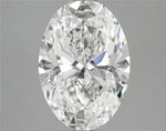 2.96ct Oval Lab Grown Diamond (Colour E, Clarity VVS2, IGI Certified)