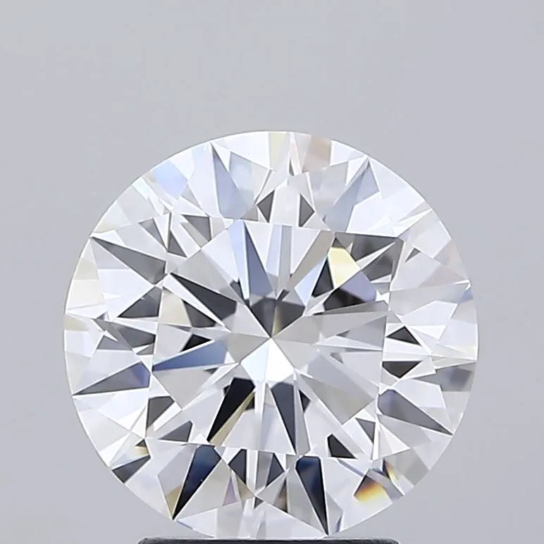 2.96ct Round Lab Grown Diamond (Colour D, Clarity IF, Cut ID, IGI Certified)