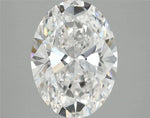 2.97ct Oval Lab Grown Diamond (Colour D, Clarity VS1, IGI Certified)